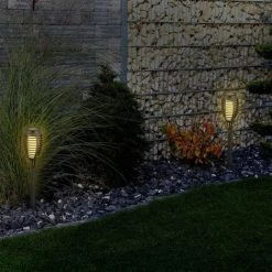 V-TAC Lampe Solaire LED En Forme De Torche 1W 2200K (Lot De 4) -V-TAC Soldes 60230660 5