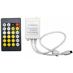 V-TAC VT-2425 Contrôleur Avec Télécommande Infrarouge IR Pour Bande Led 3IN1 12V/24V 24 Boutons - SKU 2901