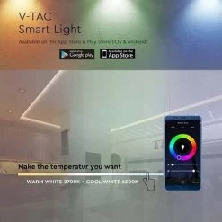V-TAC VT-2427 Contrôleur Wi-Fi Avec Télécommande Infrarouge IR Pour Bande Led 3IN1 12V/24V 12 Boutons Fonctionne Avec Smartphone - SKU 2902 6 V-TAC VT-2427 Contrôleur Wi-Fi Avec Télécommande Infrarouge IR Pour Bande Led 3IN1 12V/24V 12 Boutons Fonctionne Avec Smartphone - SKU 2902 -V-TAC Soldes 60669197 3