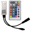 V-TAC VT-2429 Contrôleur Wi-Fi Avec Télécommande Infrarouge IR Pour Bande Led 3IN1+RGB 12V/24V 28 Boutons Fonctionne Avec Smartphone - SKU 2900