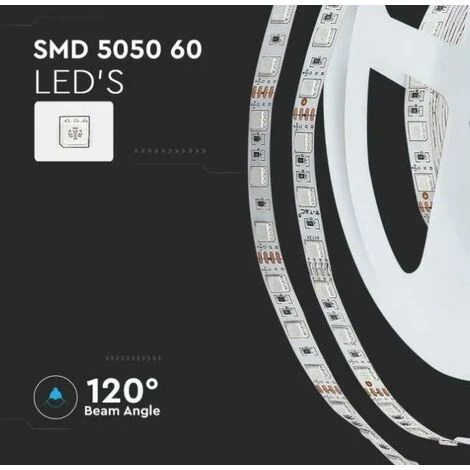 V-tac Strip Set 212558 Vt-5050 -5 Mètres 12v Ip20 Rgb 5 V-tac Strip Set 212558 Vt-5050 -5 Mètres 12v Ip20 Rgb – Image 5