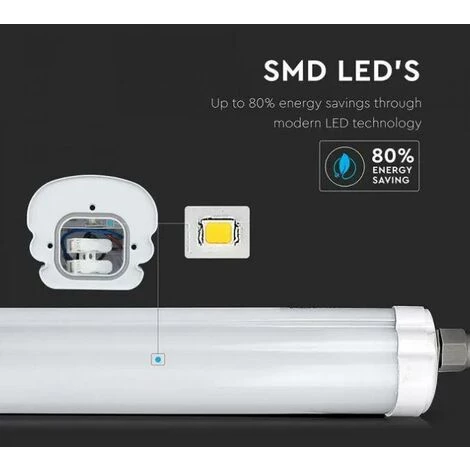 Plafonnier Led étanche V-tac 6282 Vt-6076 -60w 6400k Ip65 4 Plafonnier Led étanche V-tac 6282 Vt-6076 -60w 6400k Ip65 – Image 4