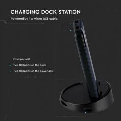 V-TAC Power Bank 8.000 MAh Avec écran Et Chargement Sans Fil Couleur Bleu Foncé 9 V-TAC Power Bank 8.000 MAh Avec écran Et Chargement Sans Fil Couleur Bleu Foncé -V-TAC Soldes 63791322 5