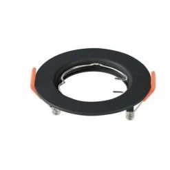 V-TAC GU10 * 2 Support De Projecteur LED Encastré Rond Couleur Noire Réglable -V-TAC Soldes 63797047 3