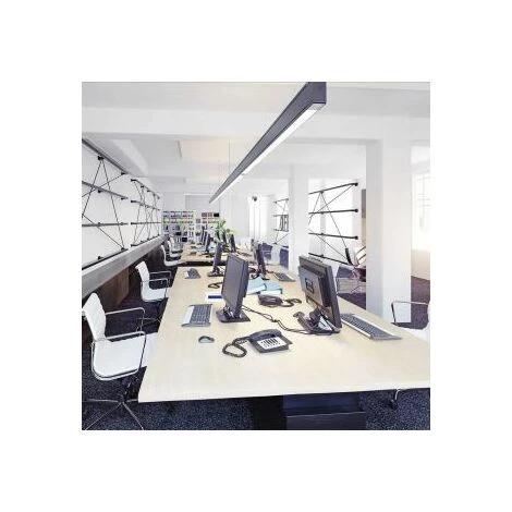 Ligne Lumineuse Interconnectable Pro 65x50 120cm 40W Cct Samsung Chip Noir Vt-7-44 - Variable 3000-6400k - 120° V-TAC 3 Ligne Lumineuse Interconnectable Pro 65x50 120cm 40W Cct Samsung Chip Noir Vt-7-44 - Variable 3000-6400k - 120° V-TAC – Image 3