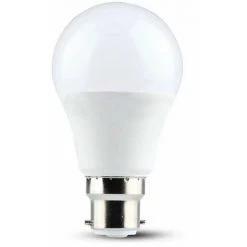 Ampoule LED Baïonnette B22 A60 8,5W Vt-2189 - Blanc Chaud - 3000k - 200 Deg V-TAC