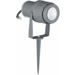 Projecteur LED Extérieur Sur Piquet 12W Ip65 Gris Vt-857 - Blanc Chaud - 3000k - 20 Deg V-TAC