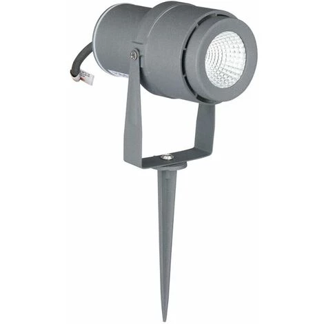 Projecteur LED Extérieur Sur Piquet 12W Ip65 Gris Vt-857 - Blanc Chaud - 3000k - 20 Deg V-TAC 1 Projecteur LED Extérieur Sur Piquet 12W Ip65 Gris Vt-857 - Blanc Chaud - 3000k - 20 Deg V-TAC