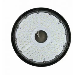 V-TAC Cloche Industrielle LED Puce Samsung 150W 115LM/W OVNI Couleur Noir 90° 4000K IP65