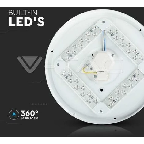 V-tac Plafonnier Led Rond 24w Dépoli Vt-8424- 217606 2 V-tac Plafonnier Led Rond 24w Dépoli Vt-8424- 217606 – Image 2