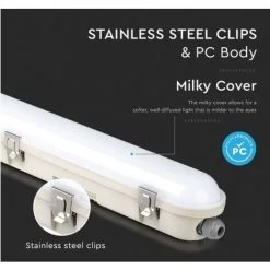 V-tac Plafonnier De Secours à Led Samsung Chip 36w 4000k Ip65 Vt-120136e-n -2120223 8 V-tac Plafonnier De Secours à Led Samsung Chip 36w 4000k Ip65 Vt-120136e-n -2120223 -V-TAC Soldes 67528531 4