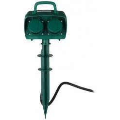 V-TAC Prise De Jardin Avec Câble De 3 M 4 Prises 16 A Avec Couvercle Vert IP44 -V-TAC Soldes 67658891 5
