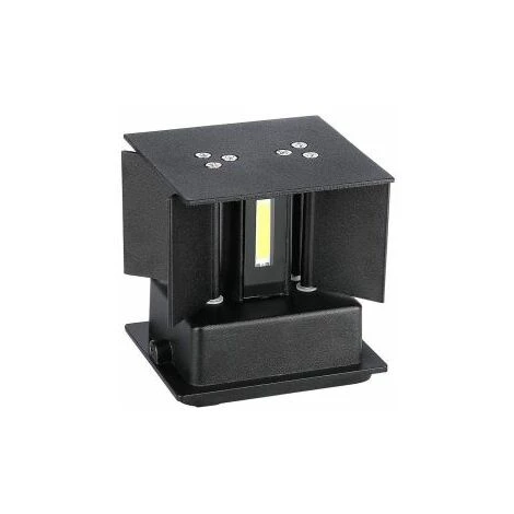 Applique Murale Extérieure LED Directe / Indirecte 11W Ip65 Carrée Noire Vt-759-12 - Blanc Chaud - 3000k - 120° V-TAC 2 Applique Murale Extérieure LED Directe / Indirecte 11W Ip65 Carrée Noire Vt-759-12 - Blanc Chaud - 3000k - 120° V-TAC – Image 2