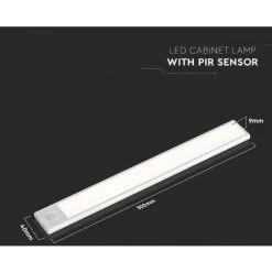 V-tac VT-8141 Lampe D'armoire LED Avec Capteur - Sans Fil - 4000K - Rechargeable -V-TAC Soldes 68019398 5