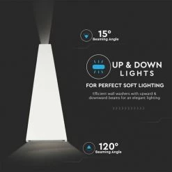 V-tac VT-826 Applique LED - 4W - 3000K - 450 Lumen - Blanc -V-TAC Soldes 68155926 5