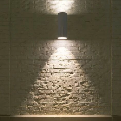 V-tac VT-11015 Applique Murale Extérieure Up/Down - GU10 - Aluminium - Blanc - IP44 3 V-tac VT-11015 Applique Murale Extérieure Up/Down - GU10 - Aluminium - Blanc - IP44 – Image 3