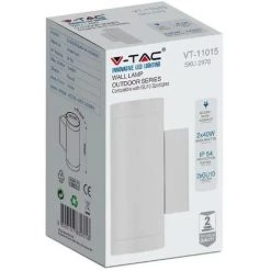 V-tac VT-11015 Applique Murale Extérieure Up/Down - GU10 - Aluminium - Blanc - IP44 8 V-tac VT-11015 Applique Murale Extérieure Up/Down - GU10 - Aluminium - Blanc - IP44 -V-TAC Soldes 68155929 4