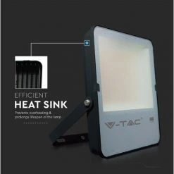 V-tac VT-302 Projecteur à LED - 200 W - 27350 Lm - 4000K - Noir - Extra économique 8 V-tac VT-302 Projecteur à LED - 200 W - 27350 Lm - 4000K - Noir - Extra économique -V-TAC Soldes 68155935 4