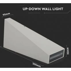 V-tac VT-826 Applique LED - 4W - 3000K - 450 Lumen - Gris -V-TAC Soldes 68155941 5