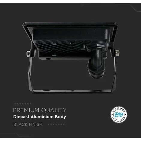 V-tac VT-138 Projecteur à LED - 30 W - 2340 Lm - 6500K - Noir 5 V-tac VT-138 Projecteur à LED - 30 W - 2340 Lm - 6500K - Noir – Image 5