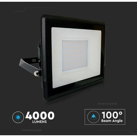 V-tac VT-158 Projecteur à LED - 50 W - 4000 Lm - 4000K - Noir 4 V-tac VT-158 Projecteur à LED - 50 W - 4000 Lm - 4000K - Noir – Image 4