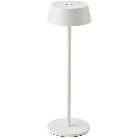 V-tac VT-7562 Lampe De Table - 3000K - Variable Par Touche - Rechargeable - Blanc 1 V-tac VT-7562 Lampe De Table - 3000K - Variable Par Touche - Rechargeable - Blanc