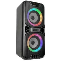 V-tac VT-6204-2 Haut-parleur Mobile Avec Bluetooth Et RGB - 2x 10W
