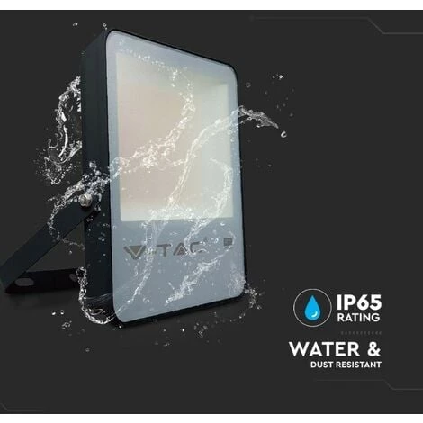 V-tac VT-132 Projecteur LED - 100 W - 13700 Lm - 4000K - Noir - Extra économique 2 V-tac VT-132 Projecteur LED - 100 W - 13700 Lm - 4000K - Noir - Extra économique – Image 2