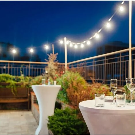 V-tac VT-71020 Guirlande Lumineuse - étanche - 20 Lampes LED - 3000K - 10M 2 V-tac VT-71020 Guirlande Lumineuse - étanche - 20 Lampes LED - 3000K - 10M – Image 2