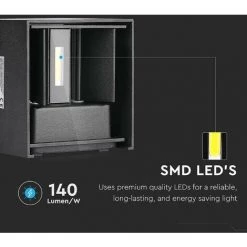 LV-tac VT-759 Applique LED - 5W - 3000K - 700 Lumen - Noir 9 LV-tac VT-759 Applique LED - 5W - 3000K - 700 Lumen - Noir -V-TAC Soldes 68308908 5