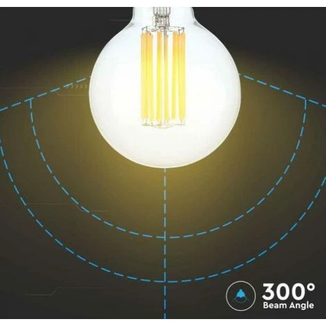 Ampoule Led G95 V-tac E27 18w 3000k Vt-2338-n - 212803 4 Ampoule Led G95 V-tac E27 18w 3000k Vt-2338-n - 212803 – Image 4