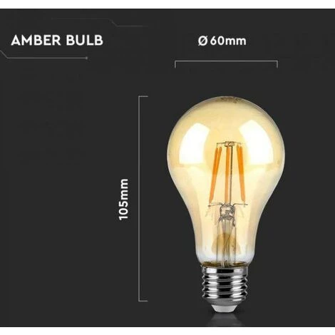 Ampoule Led A67 V-tac 10w 2200k E27- Ambre Vt-2028-n -217157 3 Ampoule Led A67 V-tac 10w 2200k E27- Ambre Vt-2028-n -217157 – Image 3