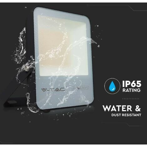 V-tac VT-50185 Projecteur à LED - 50 W - 7870 Lm - 4000K - Noir - Extra économique 2 V-tac VT-50185 Projecteur à LED - 50 W - 7870 Lm - 4000K - Noir - Extra économique – Image 2