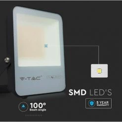 V-tac VT-50185 Projecteur à LED - 50 W - 7870 Lm - 4000K - Noir - Extra économique 9 V-tac VT-50185 Projecteur à LED - 50 W - 7870 Lm - 4000K - Noir - Extra économique -V-TAC Soldes 69427441 5