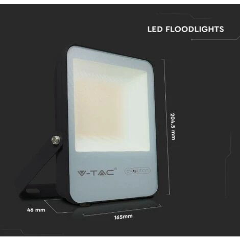 V-tac VT-30185 Projecteur à LED - 30 W - 4720 Lm - 4000K - Noir - Extra économique 5 V-tac VT-30185 Projecteur à LED - 30 W - 4720 Lm - 4000K - Noir - Extra économique – Image 5