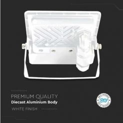 V-tac VT-138S Projecteur LED Avec Capteur - 30 W - 2340 Lm - 4000K - Blanc -V-TAC Soldes 69427522 4