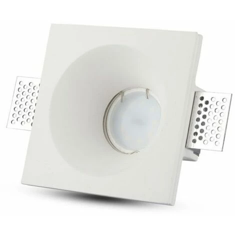 V-TAC Spot LED Encastrable Carré GU10 Et GU5.3 (MR16) Corps En Plâtre Blanc 1 V-TAC Spot LED Encastrable Carré GU10 Et GU5.3 (MR16) Corps En Plâtre Blanc