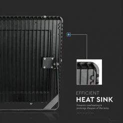 V-TAC Phare Puce LED Samsung 1000W 120LM/W Noir Couleur 4000K IP65 -V-TAC Soldes 70206674 4