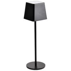 V-tac VT-7563 Lampe De Table - 3000K - Gradable Par Touche - Rechargeable - Noir