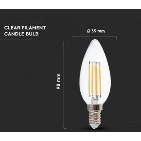 V-tac Ampoule Led 6w E14 6500k Vt-2327-n - 212850 4 V-tac Ampoule Led 6w E14 6500k Vt-2327-n - 212850 – Image 4