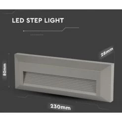 V-tac 3w 3000k Ip65 Gris Vt-1162-g-n - 211331 7 V-tac 3w 3000k Ip65 Gris Vt-1162-g-n - 211331 -V-TAC Soldes 70439062 4