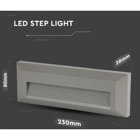 V-tac 3w 3000k Ip65 Gris Vt-1162-g-n - 211331 4 V-tac 3w 3000k Ip65 Gris Vt-1162-g-n - 211331 – Image 4