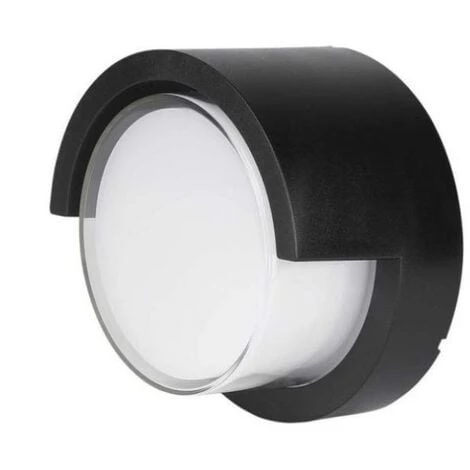 V-tac 12w 3000k Noir Led Lampe Murale Vt-827-rd-n - 218537 1 V-tac 12w 3000k Noir Led Lampe Murale Vt-827-rd-n - 218537