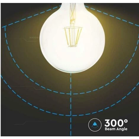 Ampoule Led G125 V-tac 10w E27 3000k Vt-1979-n -214422 2 Ampoule Led G125 V-tac 10w E27 3000k Vt-1979-n -214422 – Image 2