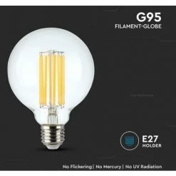 Ampoule Led G95 V-tac 6w E27 3000k Vt-1993-n -214305 6 Ampoule Led G95 V-tac 6w E27 3000k Vt-1993-n -214305 -V-TAC Soldes 70439075 3