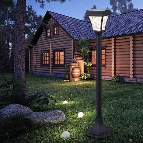 V-tac VT-984 Valencia Poteau De Jardin Solaire - Energie Solaire - Ampoule LED - 3 Couleurs De Lumière 3 V-tac VT-984 Valencia Poteau De Jardin Solaire - Energie Solaire - Ampoule LED - 3 Couleurs De Lumière – Image 3