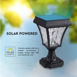 V-tac VT-983 Valencia Piédestal Solaire - Energie Solaire - Lampe LED - 3 Couleurs De Lumière -V-TAC Soldes 70579160 5
