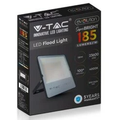 V-tac VT-150185 Projecteur à LED - 150 W - 23600 Lm - 4000K - Noir - Extra économique 8 V-tac VT-150185 Projecteur à LED - 150 W - 23600 Lm - 4000K - Noir - Extra économique -V-TAC Soldes 71264903 4
