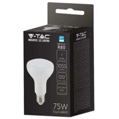 Ampoule Led R80 V-tac 11w 4000k E27 Vt-280-n - 136 - 21136 2 Ampoule Led R80 V-tac 11w 4000k E27 Vt-280-n - 136 - 21136 – Image 2