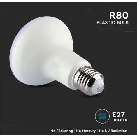 Ampoule Led R80 V-tac 11w 4000k E27 Vt-280-n - 136 - 21136 4 Ampoule Led R80 V-tac 11w 4000k E27 Vt-280-n - 136 - 21136 – Image 4
